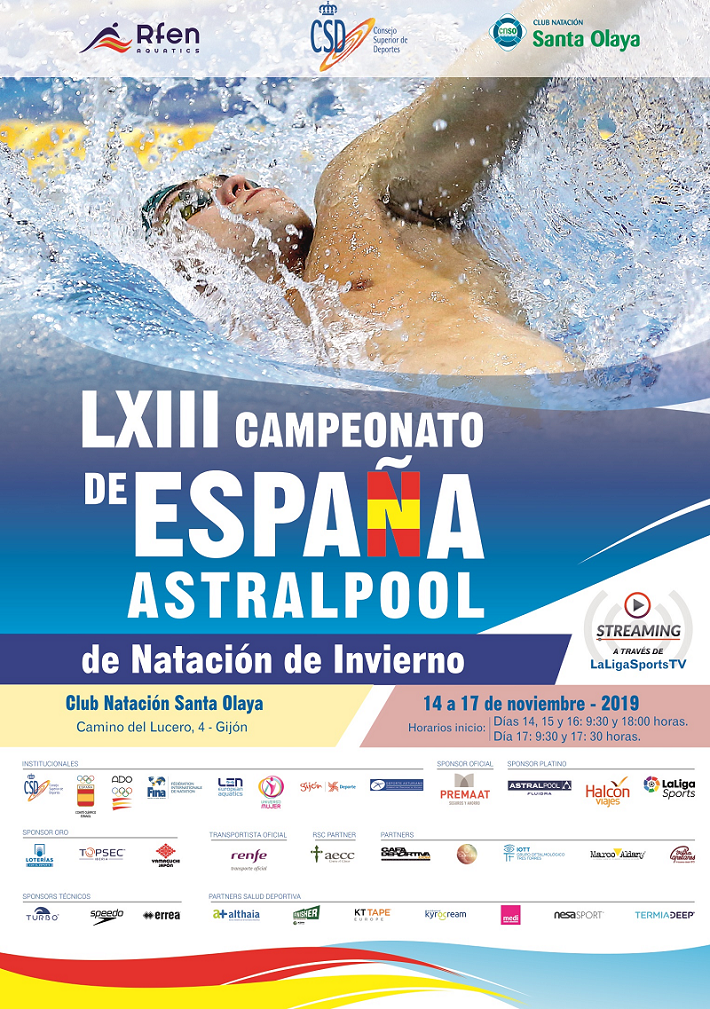 LXIII CTO. DE ESPAÑA ABSOLUTO DE INVIERNO EN PISCINA CORTA