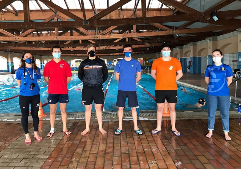 Provechosa primera sesión de entrenamiento del grupo de seguimiento infantil de waterpolo