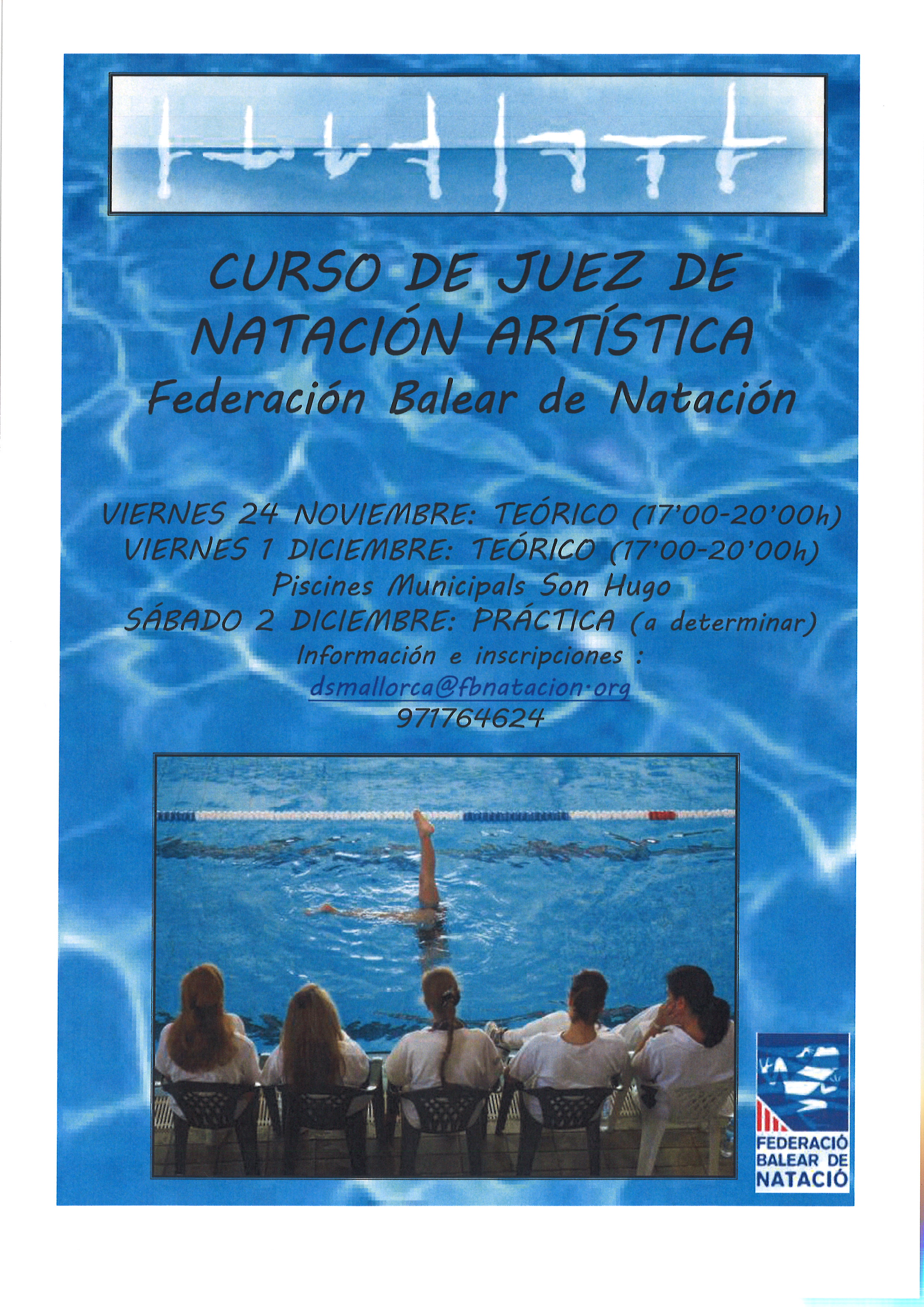 CURSO JUEZ TERRITORIAL DE NATACIÓN ARTÍSTICA