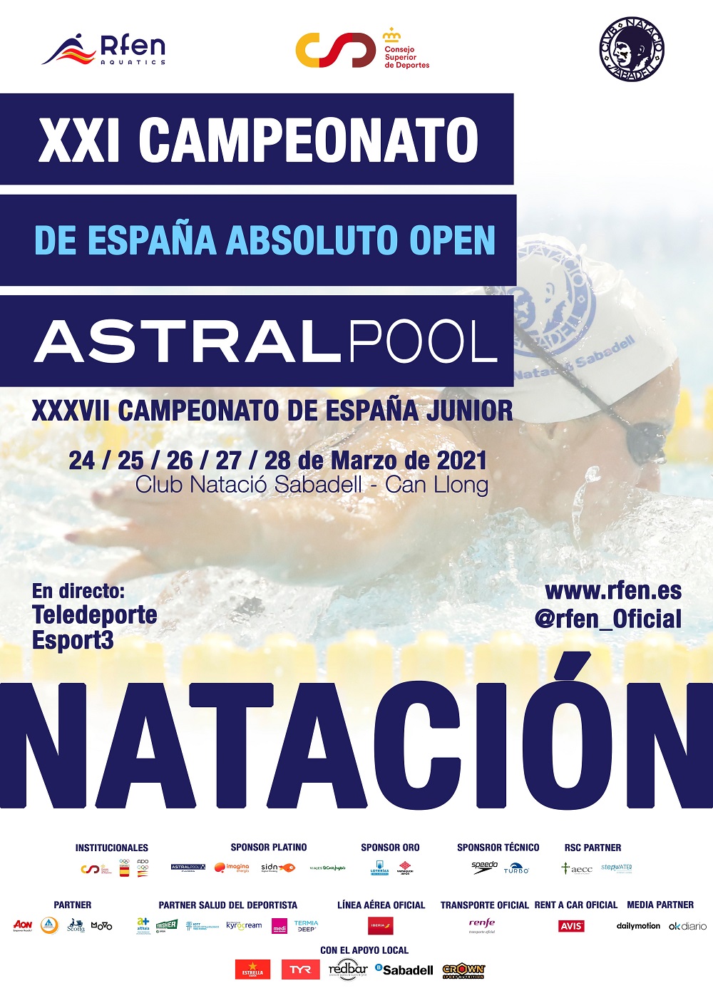 CTO. DE ESPAÑA ABSOLUTO JUNIOR NATACIÓN