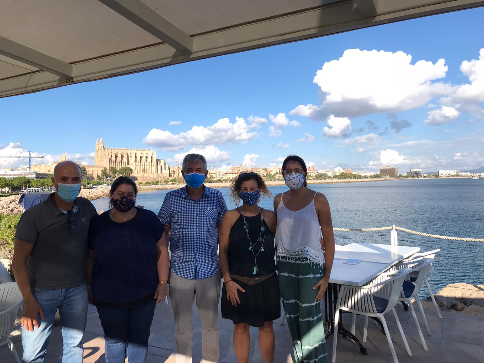 EL PRESIDENTE DE LA RFEN FERNANDO CARPENA VISITA MALLORCA